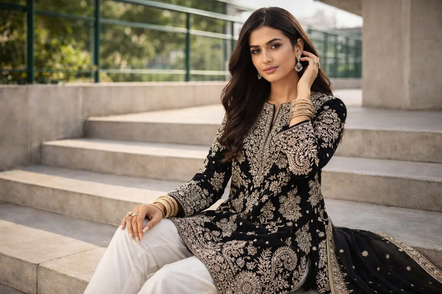 Chikankari Kurta Set