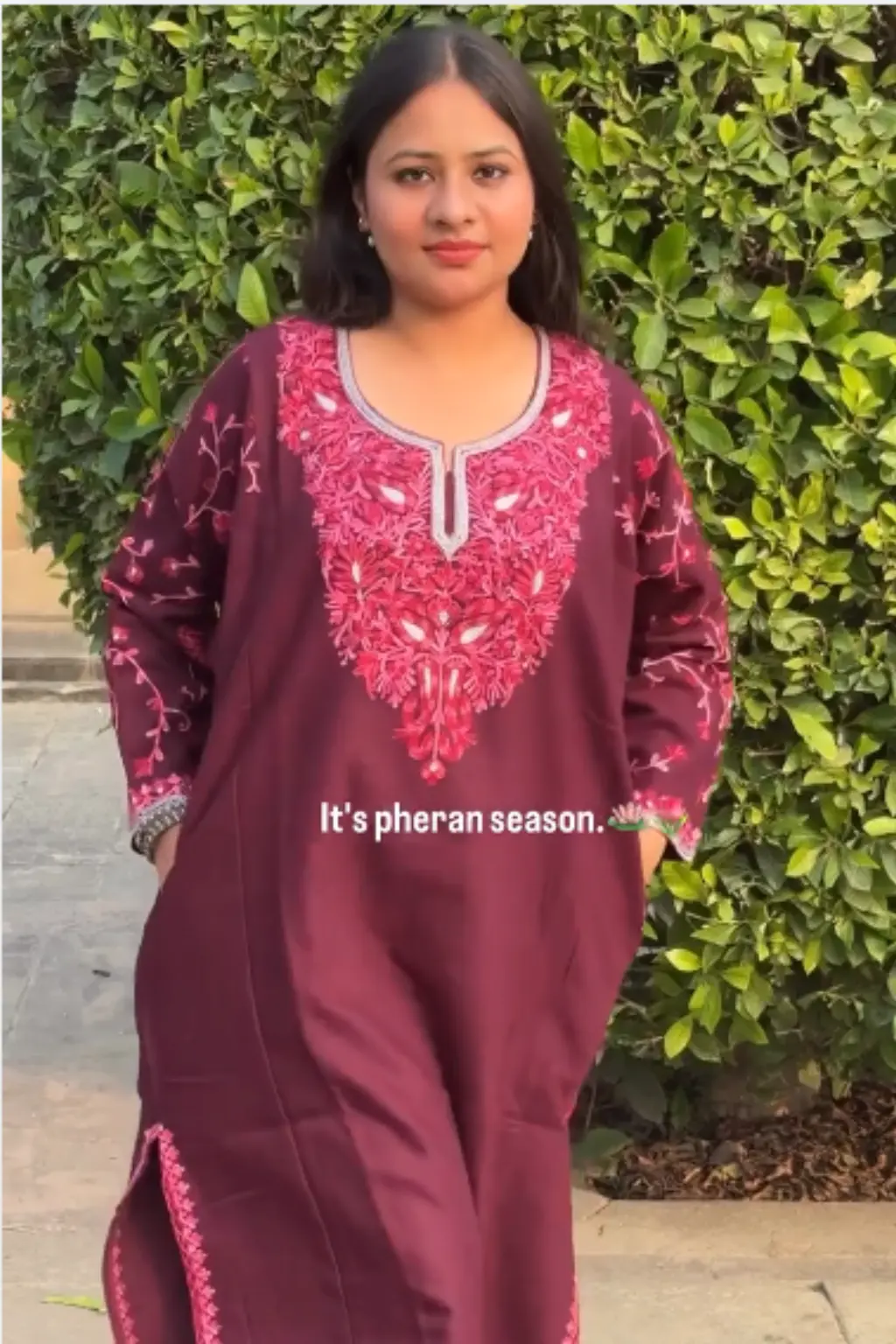 Cherry Embroidered Co-ord Set